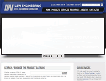 Tablet Screenshot of lw-eng.com